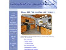 Tablet Screenshot of jimrutherfordconstruction.com